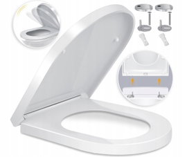 Deska sedesowa KESSER K-WC-1538U biały duroplast