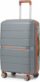 DUŻA WALIZKA BRITISH TRAVELLER 101L 76 x 49,2 x 31 CM PP TSA 4 KÓŁKA TWARDA