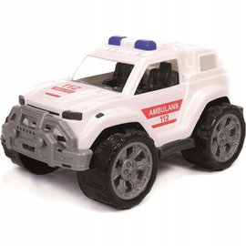Ambulans Karetka Pogotowie duże Auto terenowe samochód Off Road 36x20x16cm
