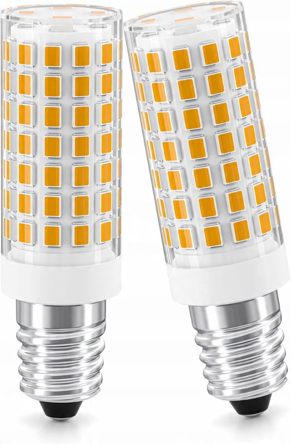 TASMOR Żarówka LED E14, 5 W, ciepła biel, 800 lm, 3000 K, 2 sztuki