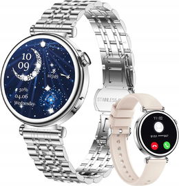 CIVO Smartwatch damski, okrągły, krokomierz, sport, wodoszczelność IP67