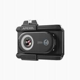 Obiektyw makro do telefonu ZOOM 200x Podświetlenie LED Mikroskop Apexel