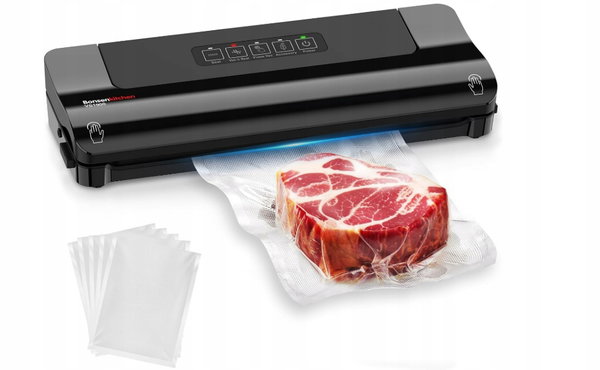 ZGRZEWARKA PRÓŻNIOWA BONSENKITCHEN VS1900 CZARNA 125W