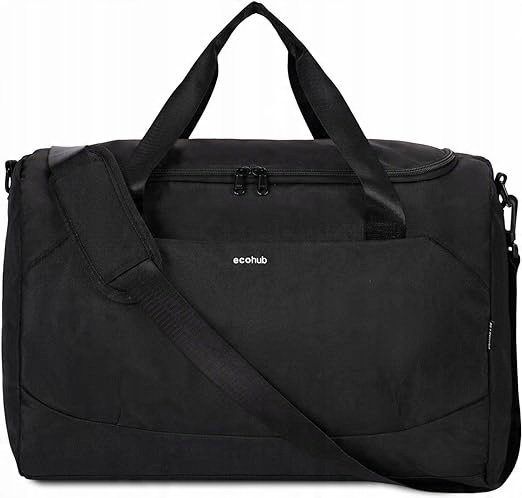 Ecohub torba sportowa nylon bez wzoru