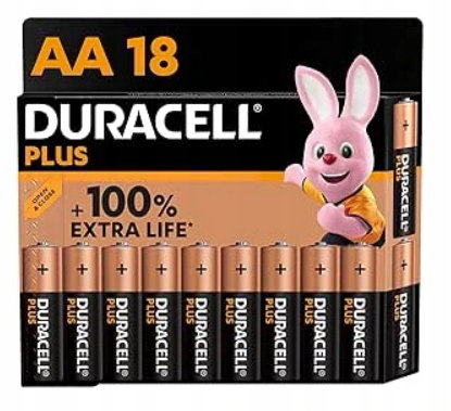 DURACELL BATERIE AA 1,5 V 16 SZT TRWAŁA MOC 124774