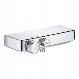 Bateria umywalkowa ścienna Grohe Grohtherm smartcontrol DN15 srebrny