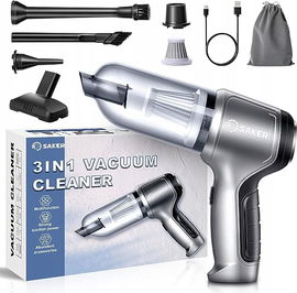 Odkurzacz ręczny bezprzewodowy Saker 3w1 do auta