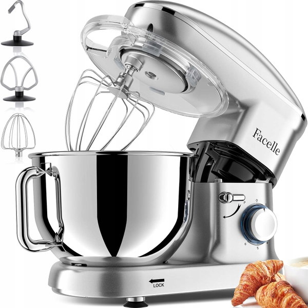 ROBOT KUCHENNY PLANETARNY MIKSER Facelle SM-1519U 6.2L WIELOFUNKCYJNY 1500W