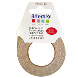 Taśma jutowa 5 m x 3 cm beżowy