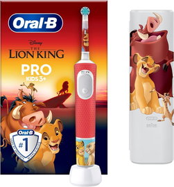 SZCZOTECZKA ELEKTRYCZNA DLA DZIECI ORAL-B VITALITY PRO D103 KRÓL LEW + ETUI