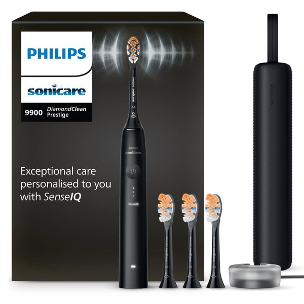 Szczoteczka elektryczna Philips soniczna czarna z czujnikiem siły nacisku