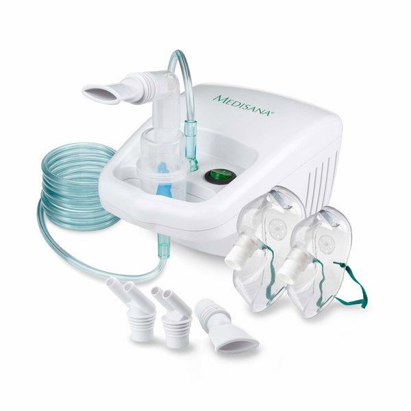 Inhalator Medisana IN 500 nebulizator kompresorowy zestaw akcesoriów