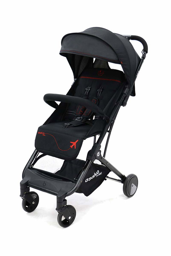 ASALVO WÓZEK BABY SILLA FLIGHT trvel spacerówka do samolotu lekka