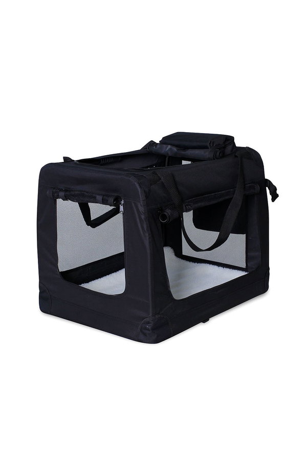 Transporter dla psa czarny XXL 90 cm x 61 cm 65 cm