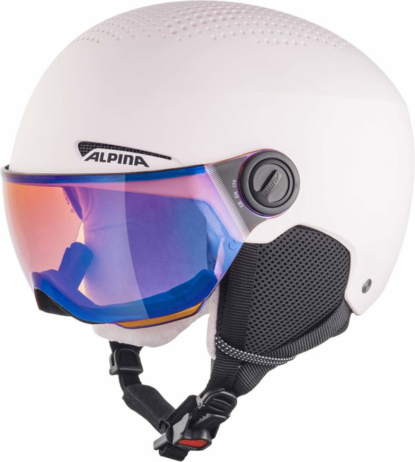 Kask narciarski Alpina Zupo Visor Q-Lite Rose Matt S 51-55cm
