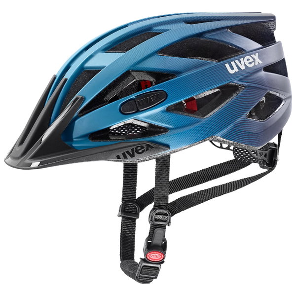 Kask rowerowy Uvex I-vo CC niebieski 52-57 cm z daszkiem i wentylacją