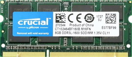 Pamięć RAM DDR3L Crucial 753459459010 8 GB