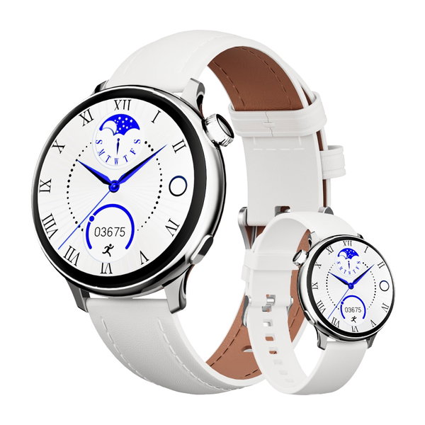 Smartwatch damski z funkcją telefonu biały 