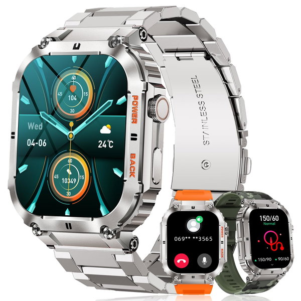 Smartwatch MEGALITH K57PRO 1.96 cala ekran IPS wodoodporny iOS Android