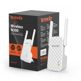 TENDA A9 N300 WZMACNIACZ WLAN Z DWOMA ANTENAMI 300MBIT/S