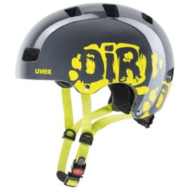 Uvex kask Kid 3 dziecięcy szaro-limonkowy Dirtbike 55-58 cm