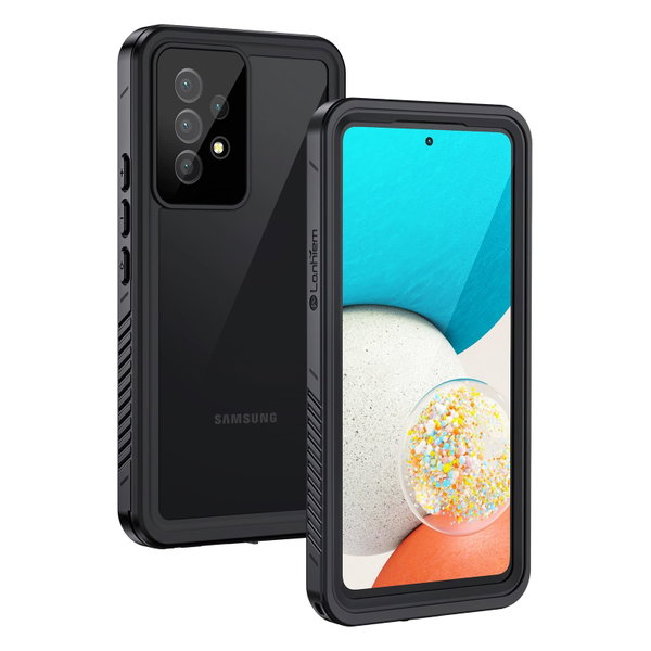 Etui Lanhiem Samsung Galaxy A53 5G Czarne Wodoszczelne Pyłoszczelne