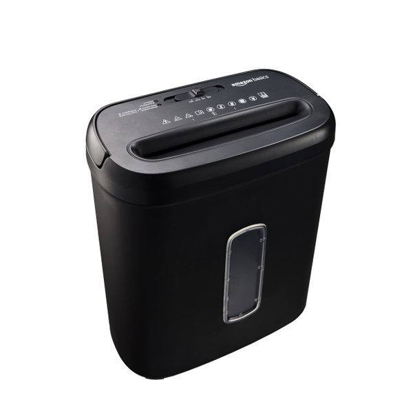 Niszczarka 15L Amazon Basics C217-C - 8 arkuszy + CD - Cross Cut P-4