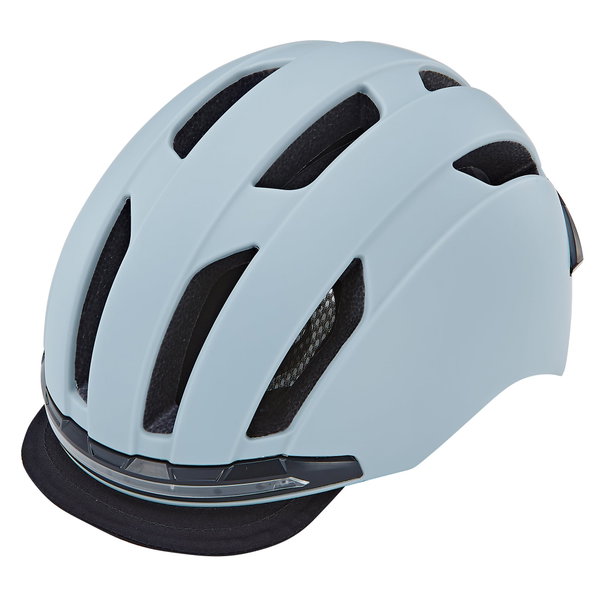 Kask Prophete E-Bike Helm ECO Urban szary 360° LED 58–61 cm