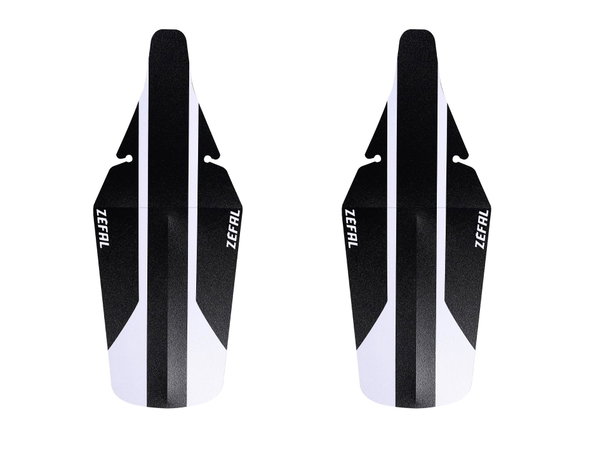 Błotniki ZEFAL Shield Lite XL Pack biały czarny do rowerów szosowych