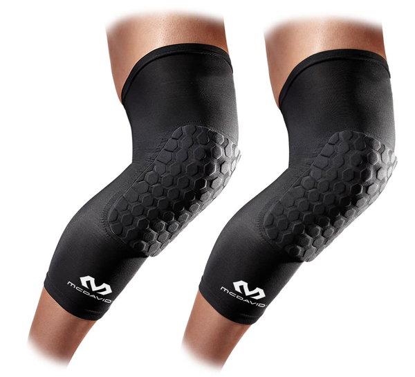 Ochraniacze McDavid Hexforce czarne L 39-42 cm 