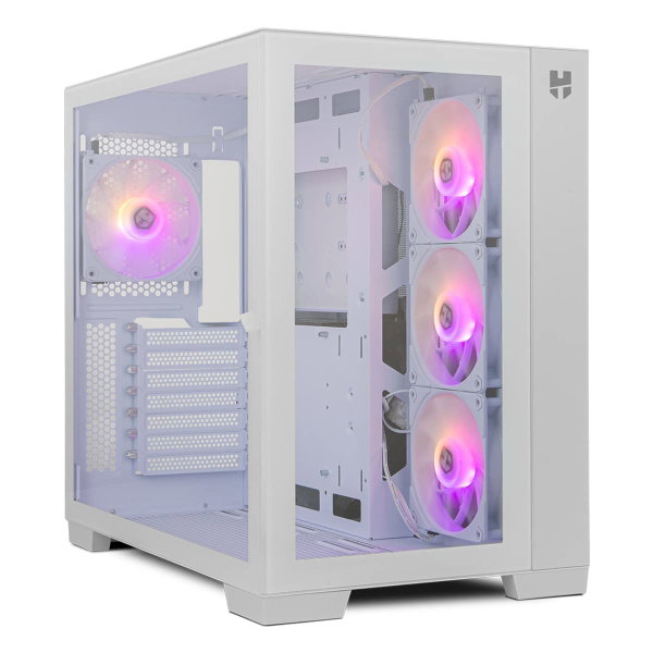 Obudowa NOX Hummer Astra WH biała Micro ATX USB 3.0 ARGB szkło hartowane