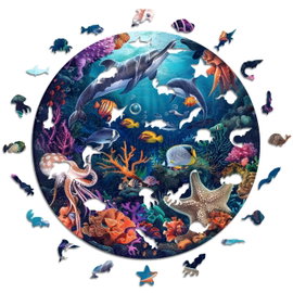 Puzzle drewniane Morskie zwierzęta 600 elementów