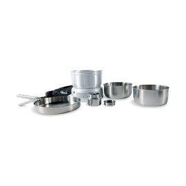Zestaw naczyń turystycznych z podgrzewaczem Multi Set + A. Burner