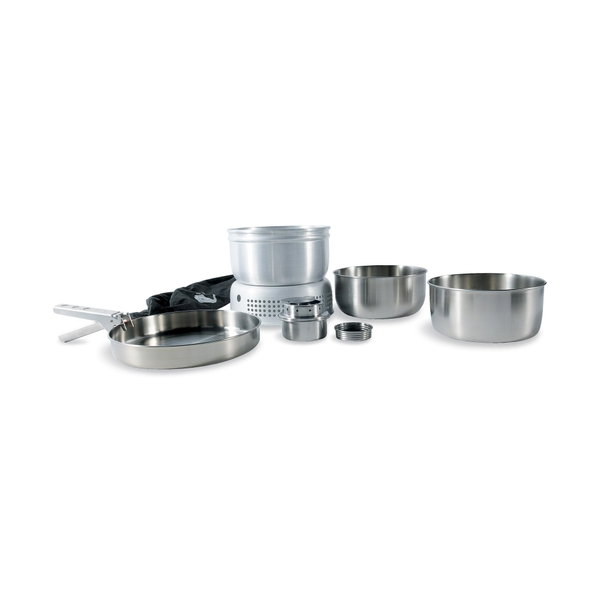 Zestaw naczyń turystycznych z podgrzewaczem Multi Set + A. Burner