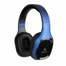 Słuchawki NGS ARTICA Sloth Blue niebieskie z mikrofonem Bluetooth 10h pracy