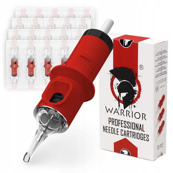 WARRIOR RED kartridże igłowe Magnum Curve 0,3 mm 1009CM igły do tatuażu