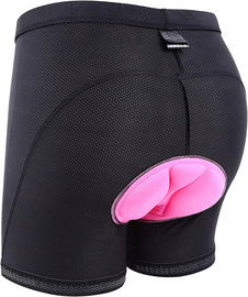 Spodenki rowerowe Sportneer L czarny Damskie Kolarki czarne