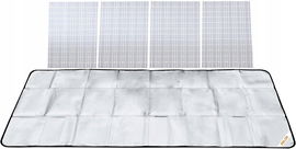 BALDR Mata odblaskowa do paneli słonecznych 170x60 cm 15% więcej energii