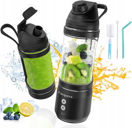 Vaeqozva blender przenośny 700 ml USB 300W smoothie sport podróż biuro