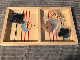 Gra Drewniana Shuffleboard Curling | Rodzinna Zręcznościowa Planszówka