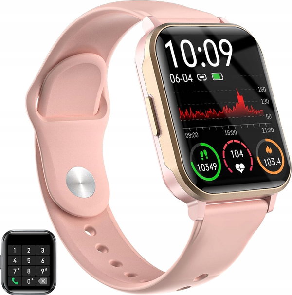 Smartwatch Bluetooth - 1,83" HD 100+ trybów sportowych Monitor zdrowia