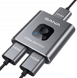Switch splitter HDMI GANA 2 in 1 Out 4K dwukierunkowy