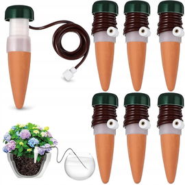 Zestaw 6 dozowników wody do roślin system nawadniania automatyczny balkon