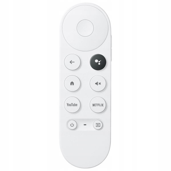 Pilot głosowy do Chromecast 4K Snow Bluetooth 2× AAA Voice Remote