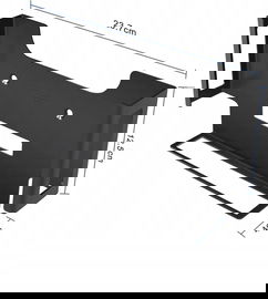 Uchwyt ścienny Alfheim do Sky Q Mini Box stalowy czarny