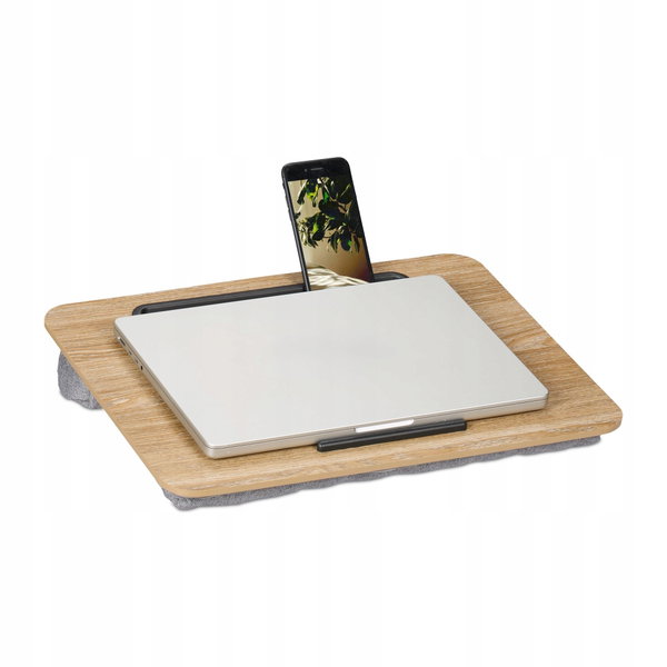 Poduszka na laptop 42×32 cm z uchwytem na telefon Relaxdays
