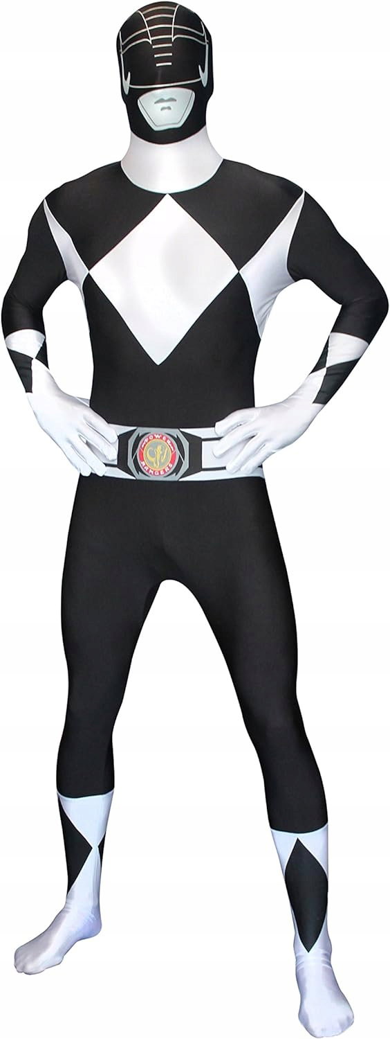 Morph Kostium Power Rangers strój czarny L męski halloween karnawał