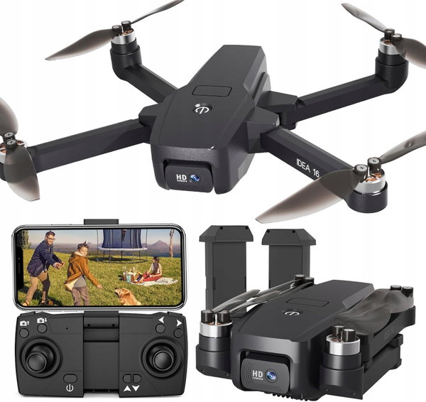 Toladrone dron z kamerą 4K 5G WiFi bezszczotkowy 40 km/h dla dorosłych