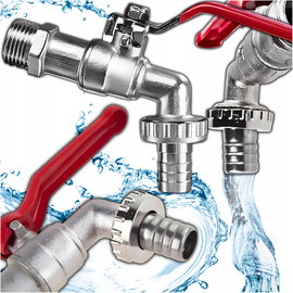 ZAWÓR KRAN KULOWY 1/2 DO WODY OGRODOWY CZERPALNY DO MAUZERA BECZKI KRANIK