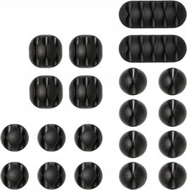 Klipsy do kabli, uniwersalne uchwyty na kable URAQT 12 sztuk